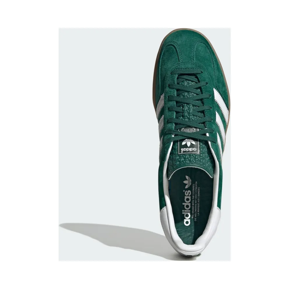 adidas Gazelle Indoor Low Sports Shoes Collegiate Green / Cloud White / Gum (IG1596)
