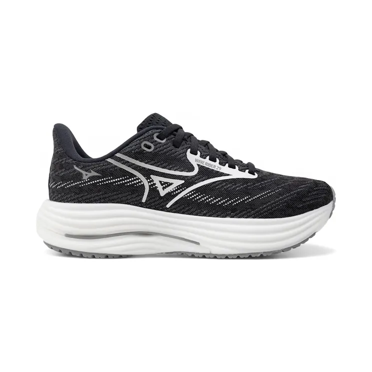 Mizuno Wave Rider 29 Black Sand White Black (J1GD250322)