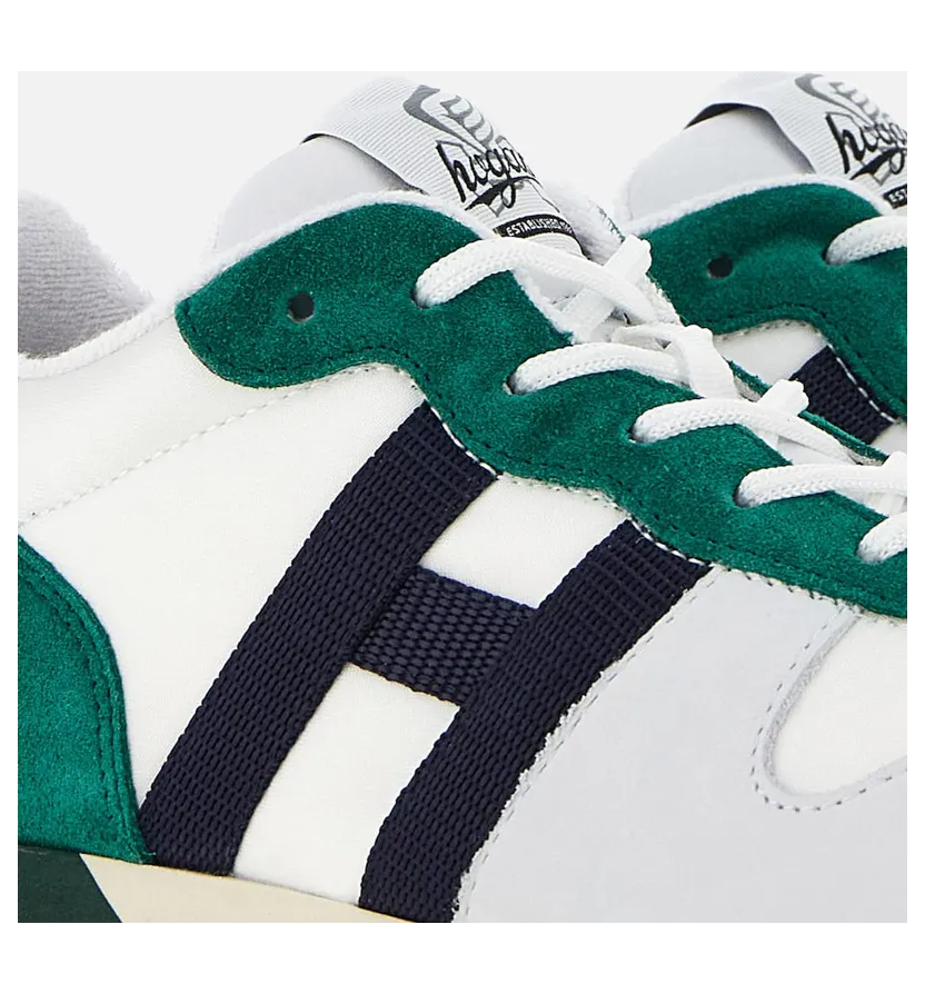 Sneakers Hogan H383 White Green Blue (HXM3830AN52S8J546J) (5)