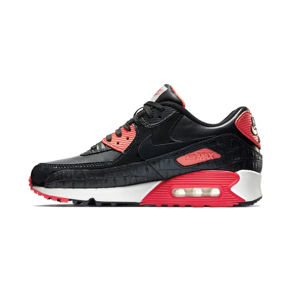 Nike Air Max 90 Black Croc Infrared Black/Black/Infrared (725235-006)