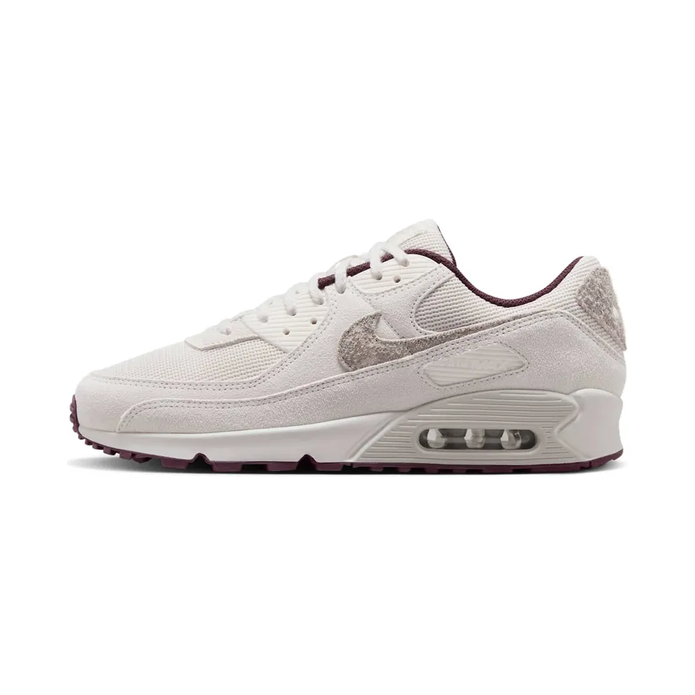 Nike Air Max 90 PRM “Burgundy Crush” (phantom / phantom / light bone) – HQ1712-001