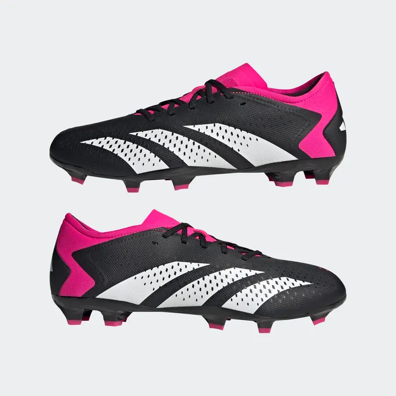 adidas Predator Accuracy.3 Low FG Core Black Cloud White Team Shock Pink (GW4602)
