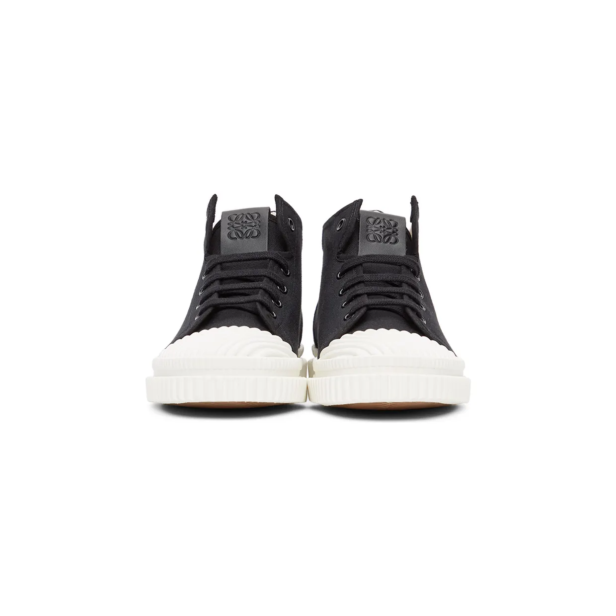 Loewe Black Canvas High-Top Sneakers (L815282X21) (2)