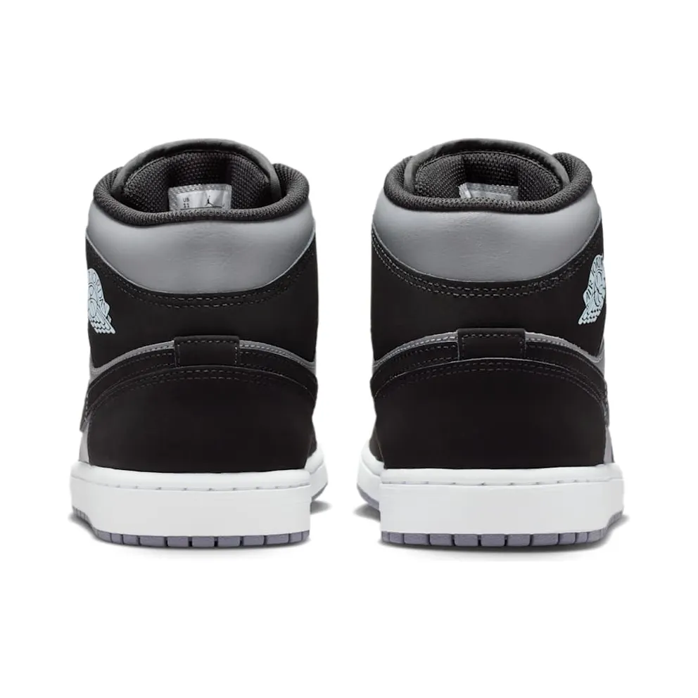 Nike Air Jordan 1 Mid “Black / Cool Grey / Light Armoury Blue” (IU7672-001)