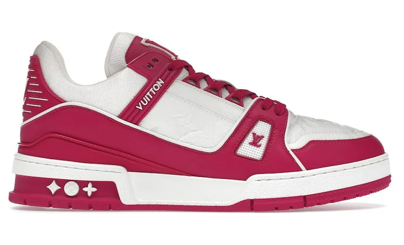 Louis Vuitton Trainer Low White Fuchsia (1AA6WJ)