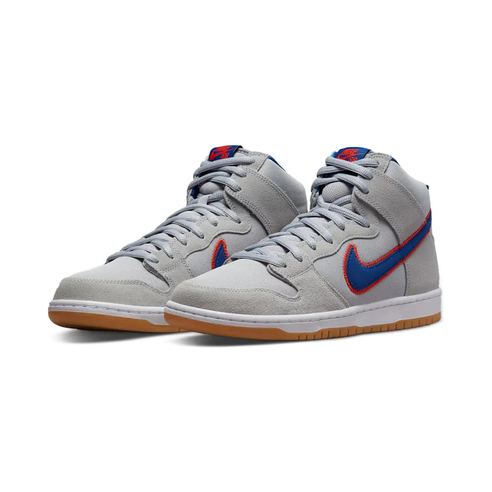 Nike SB Dunk High New York Mets – “Cloud Grey / Rush Blue / Team Orange / White” (DH7155-001)