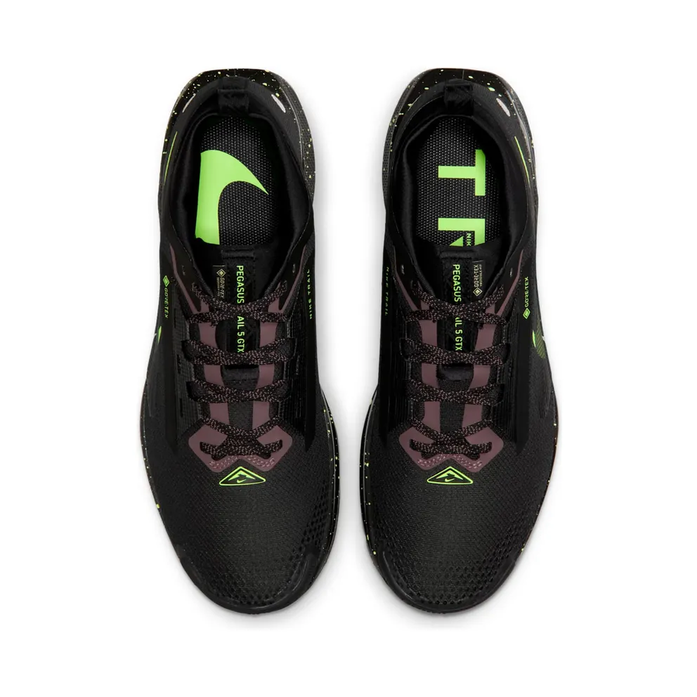 Nike React Pegasus Trail 5 Gore-Tex “Black Phantom Volt Ice” (FQ0908-014)