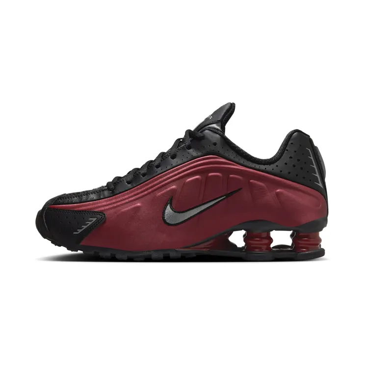 Nike Shox R4 “Black / Team Red / Metallic Silver” (AR3565-009)