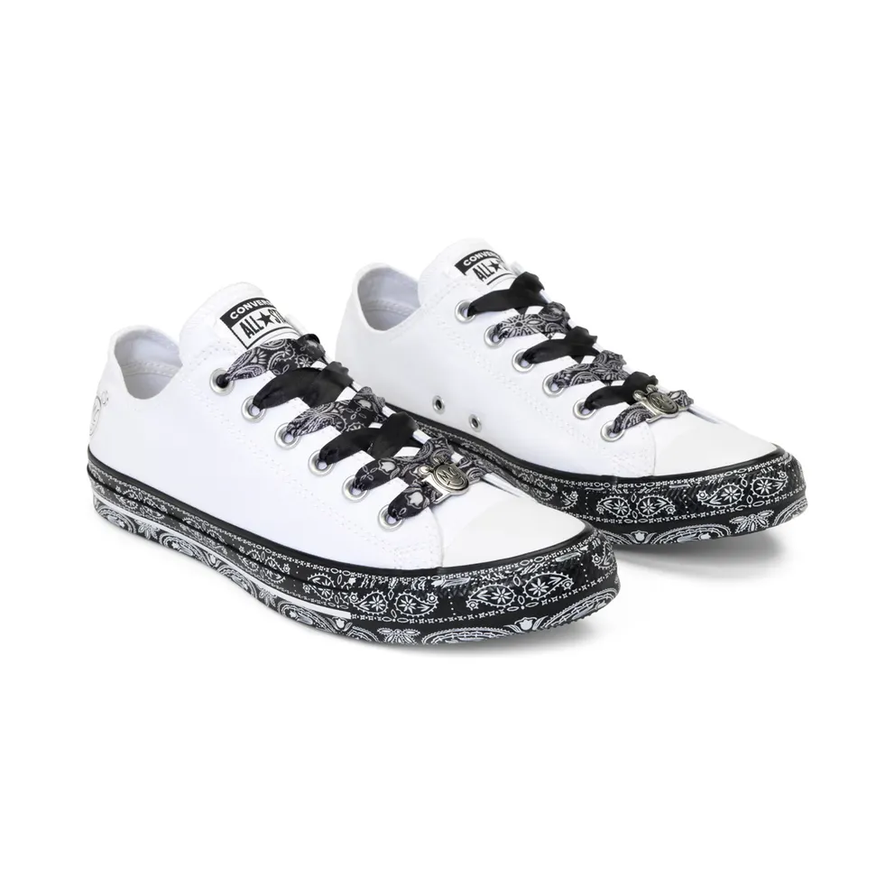 Converse Chuck Taylor All-Star Low Miley Cyrus White Black White (162235C)