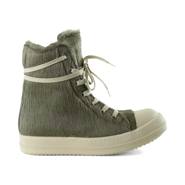 Rick Owens High Top Sneakers Dark Pearl Milk (RP02F5890-LHL-4811)