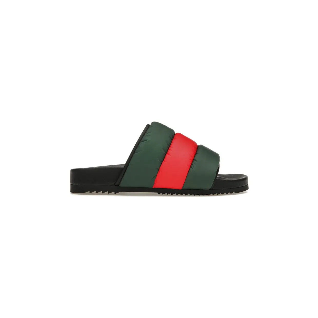 Gucci Padded Web Slide Green Red Web (700320 UFR30 3060)