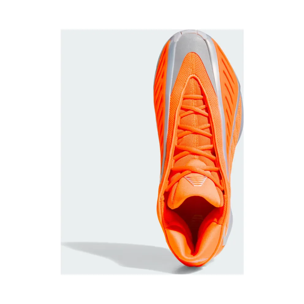 Adidas Anthony Edwards 2 Shoes Lucid Orange / Silver Metallic / Grey One (KK1390)