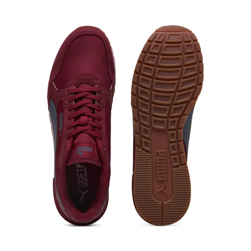 Puma ST Runner v4 Nylon “Garnet Glow / Evening Blue / Puma White / Gum” (399069_30)