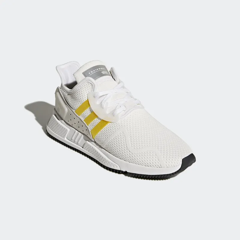 adidas EQT Cushion Adv White Equipment Yellow Footwear White/Equipment Yellow/Silver Metallic (CQ2375)