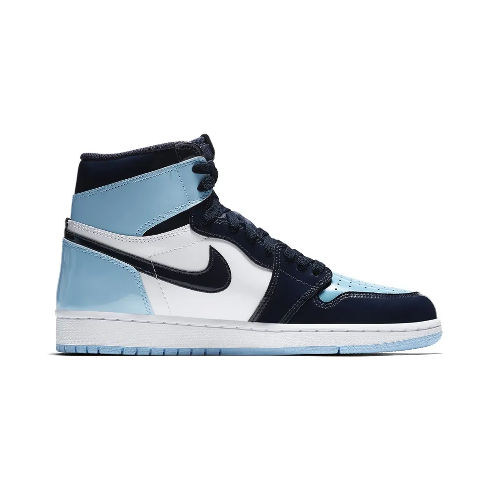 Jordan 1 Retro High UNC Patent (W) Obsidian/Blue Chill-White (CD0461-401)