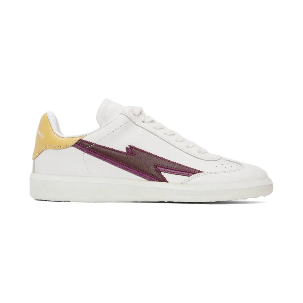 Isabel Marant White & Burgundy Bryce (22PBK0029-22P075S)
