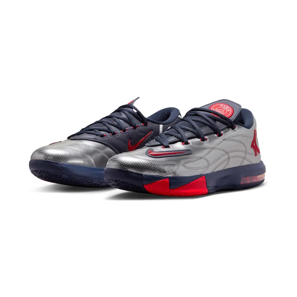 Paris Saint-Germain x Nike KD 6 – “Metallic Silver / College Navy / Global Red / White” (IU0593-001)