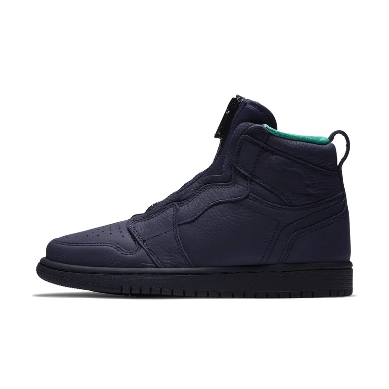 Jordan 1 Retro High Zip Blackened Blue (W) Blackened Blue/Neptune Green-White (AQ3742-403)