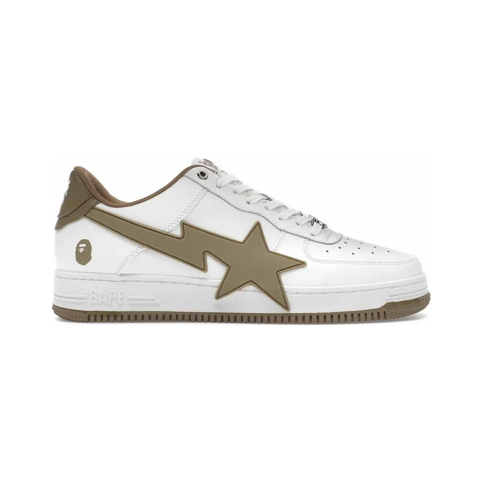 A Bathing Ape Bape Sta OS #2 White Beige (1K20-191-314-BEI)