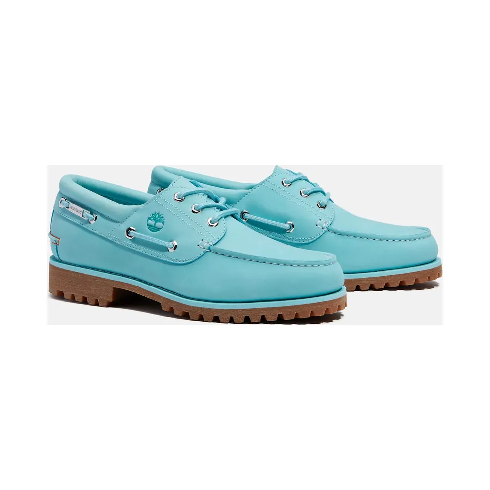 Timberland 3-Eye Classic Lug Boat Shoe Jacquemus Aqua Nubuck (TB0A6G7F-04V)