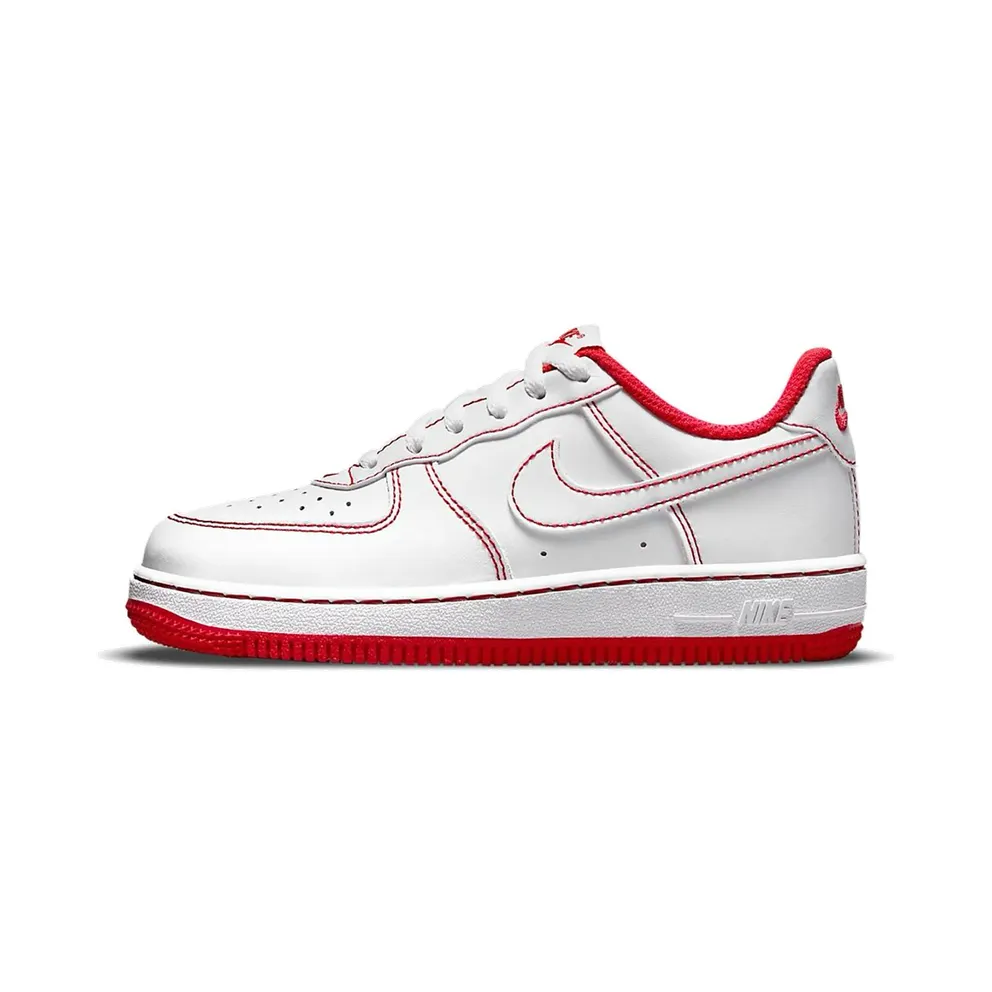 Nike Air Force 1 PS “Contrast Stitch – White University Red” (DC9672-100)