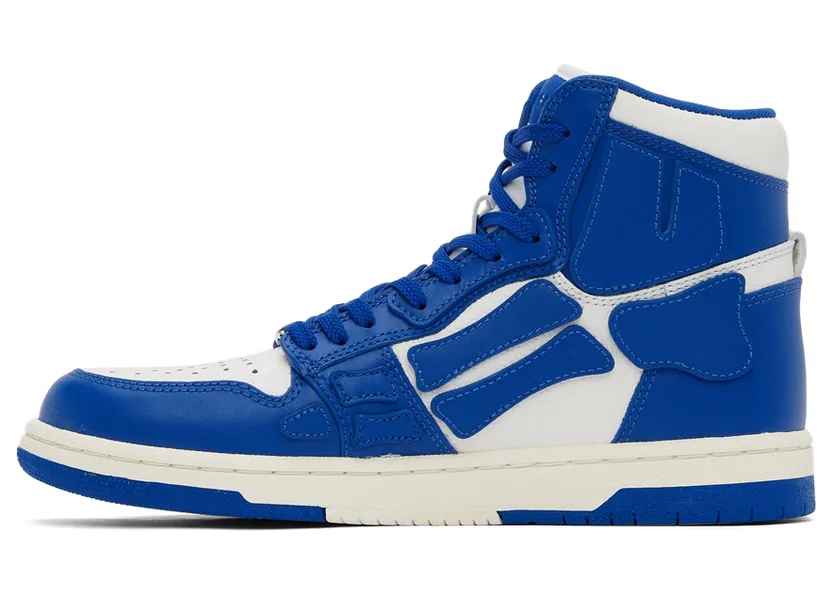 AMIRI Blue & White Skel Top Hi Sneakers (PS22MFS002-466) (3)