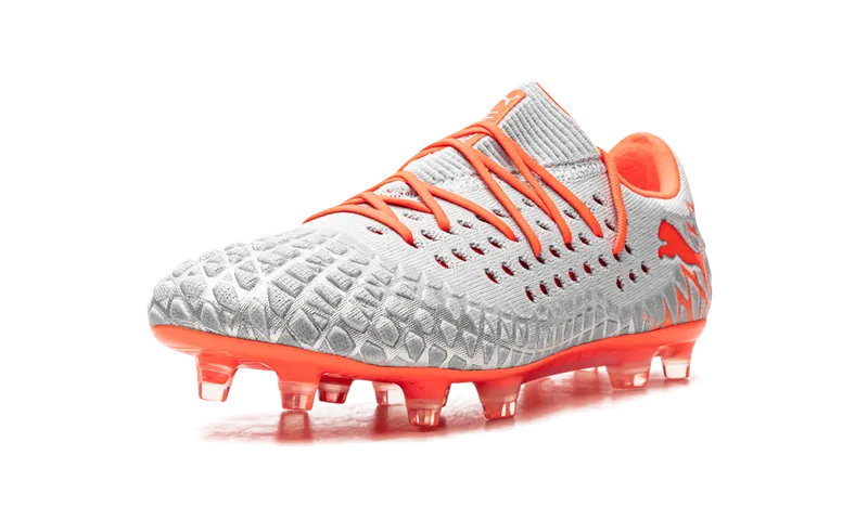 Puma Future 4.1 Netfit Low FG/AG “SILVER-RED” (105730-01)