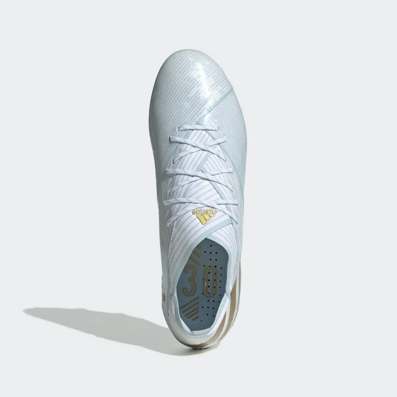 adidas Nemeziz Messi 19.1 FG 15 Year Bold Aqua Gold Bold Aqua/Gold Metallic/Cloud White (EE7849)