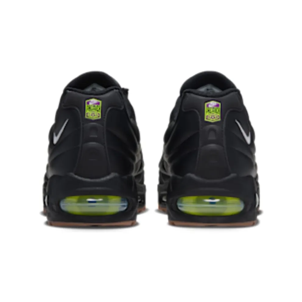 Nike Air Max 95 – “Black / Gum Medium Brown / Volt / White” (IQ7127-001)