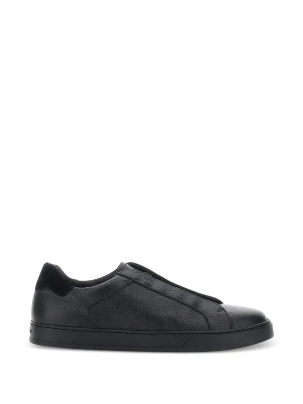 Doucal’s Spencer grainy-leather – Black (DU3542SPENPF660)