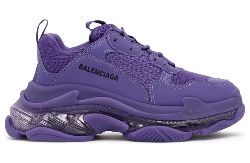 Balenciaga Triple S Clear Sole Deep Purple (541624W2GA16910)