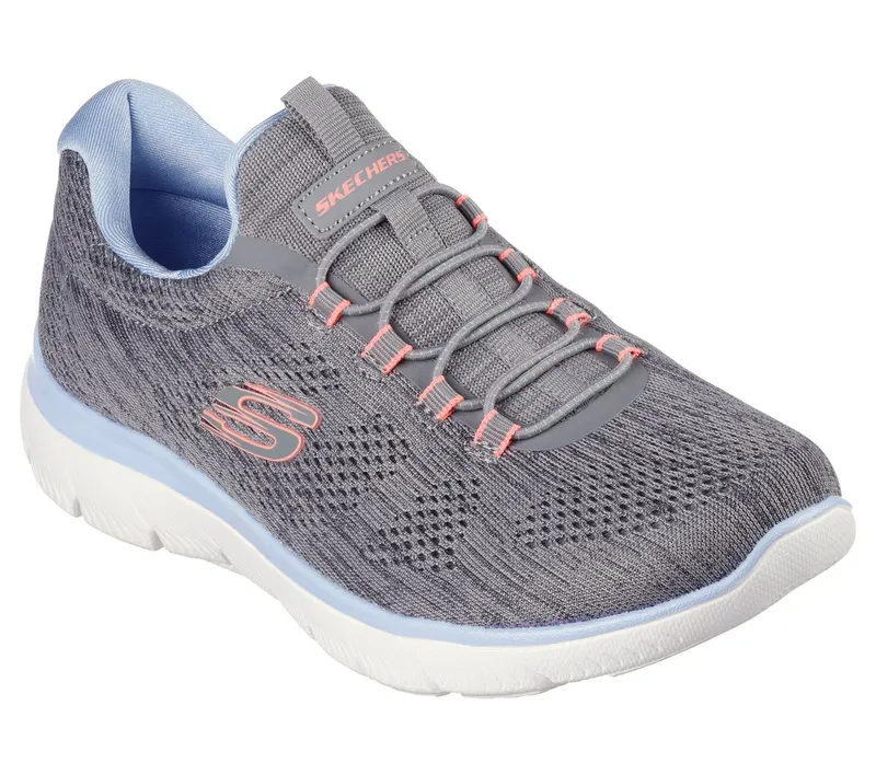 Skechers Summits – Fun Flair – Grey / Multi – “Grey” (150113 GYMT)