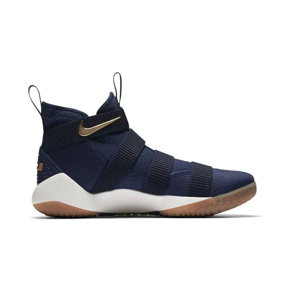 Nike LeBron Soldier 11 Cavs Midnight Navy/Metallic Gold-White (897644-402)