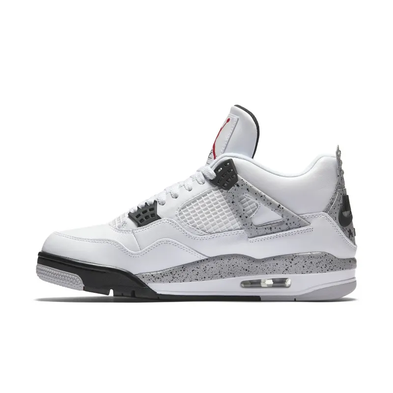 Jordan 4 Retro White Cement (2016) White/Fire Red-Black-Tech Grey (840606-192)