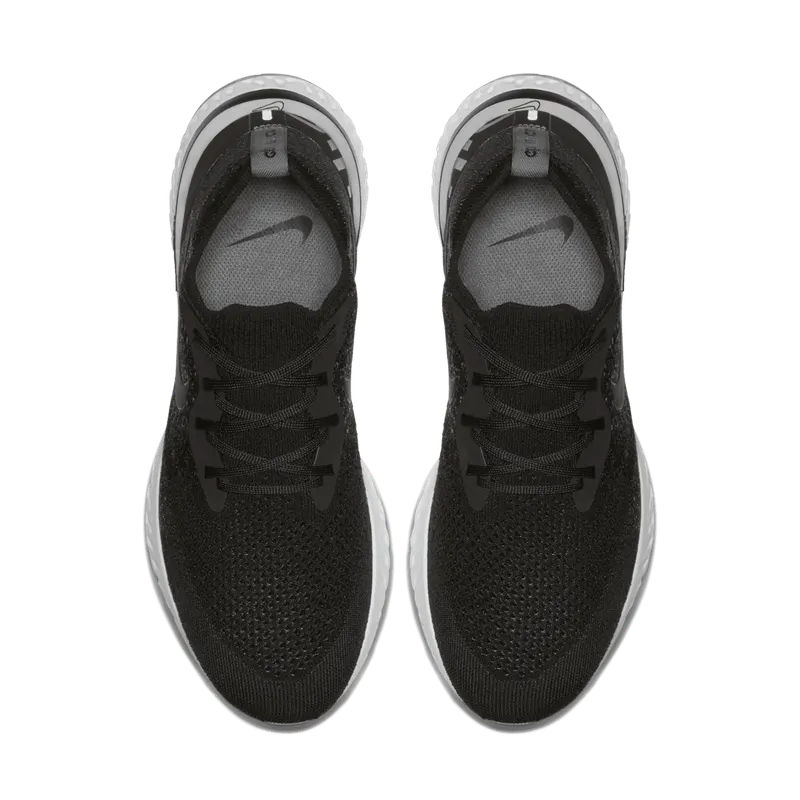 Nike Epic React Flyknit Black Dark Grey Black/Black-Dark Grey-Pure Platinum (AQ0067-001)
