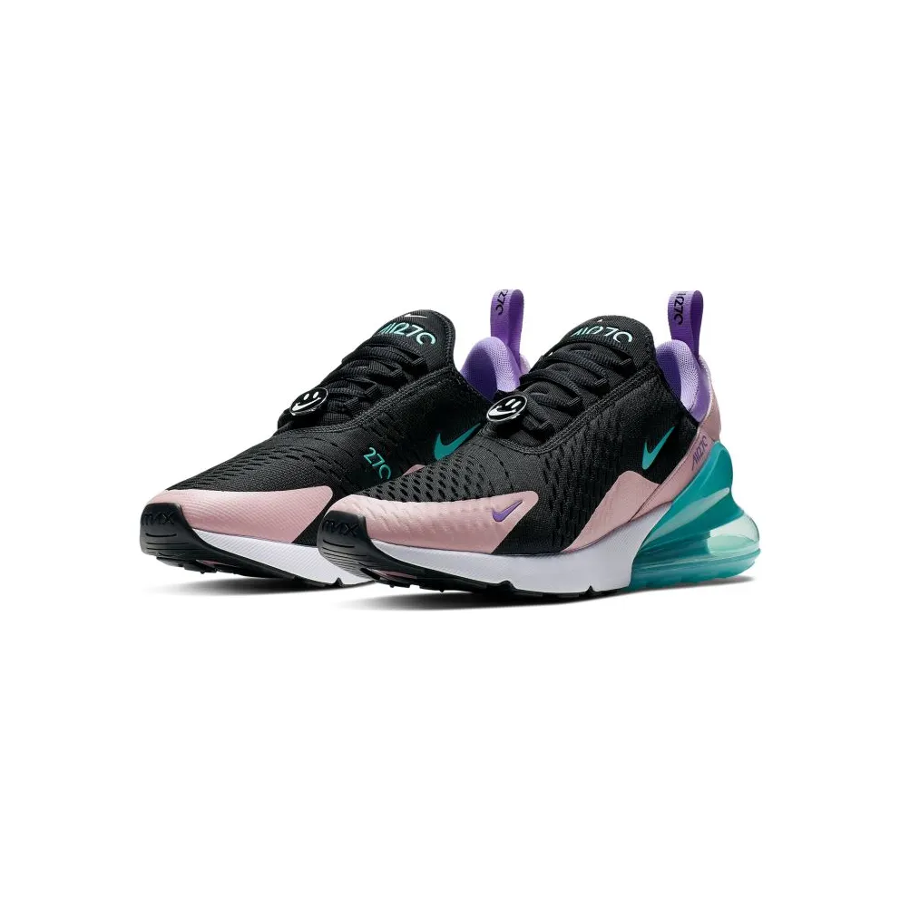 Nike Air Max 270 Have a Day Black/Hyper Jade-Bleached Coral-Space Purple (CI2309-001)