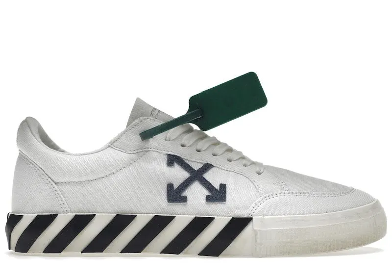 OFF-WHITE Vulc Low Cotton White Blue Grey (OMIA085S22FAB0010145)