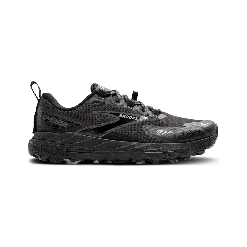 Brooks Cascadia 18 Black Blackened Pearl Grey (110426-1D-072)