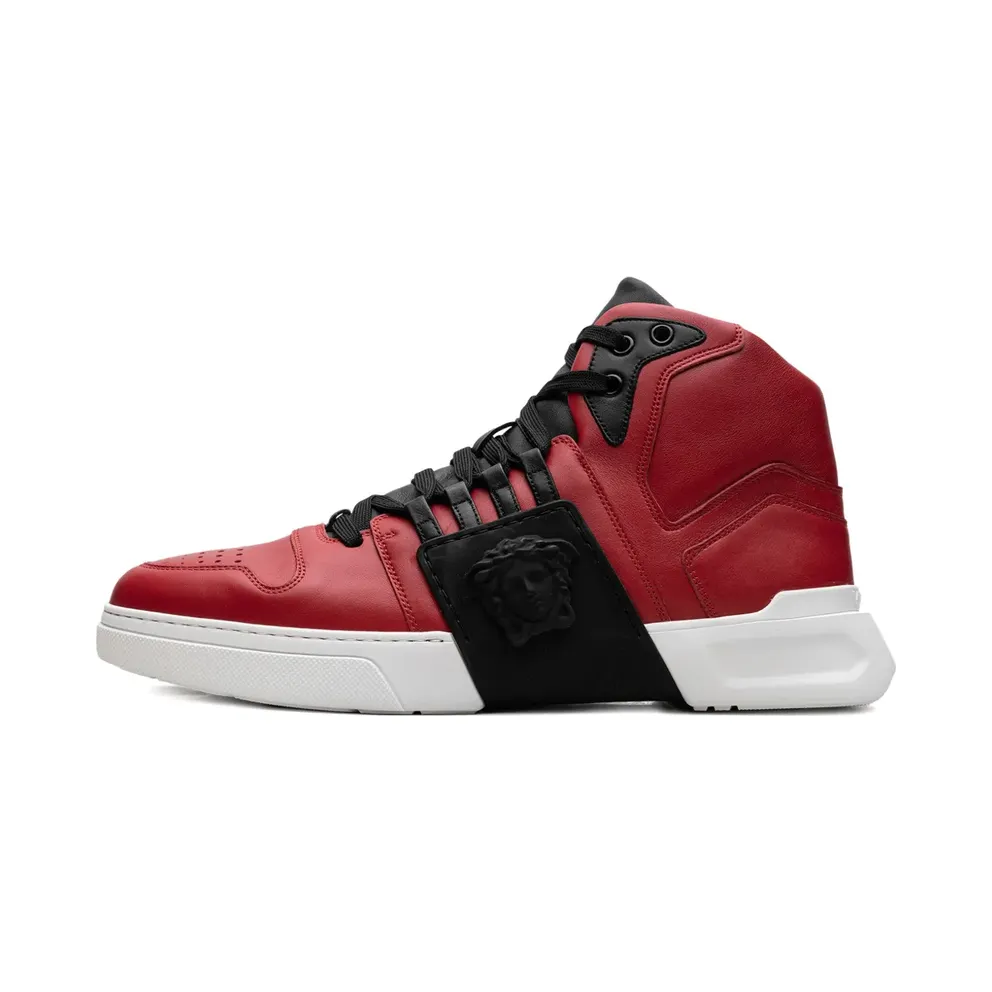 Versace Medusa Strap Red/Black/White high-top sneakers – Rood (DSU6723DVG3GKR3N)