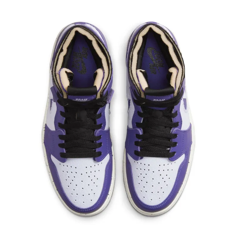 Jordan 1 High Zoom Air CMFT Crater Purple – “White / Crater Purple / Black” (CT0978-501)
