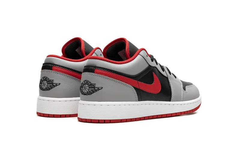 Air Jordan 1 Low GS “Black / Fire Red” (553560-060)