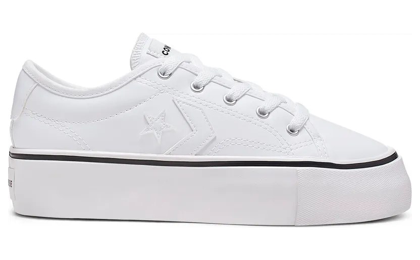 Converse Converse Star Replay Platform Low Top White/white/black (565250C)