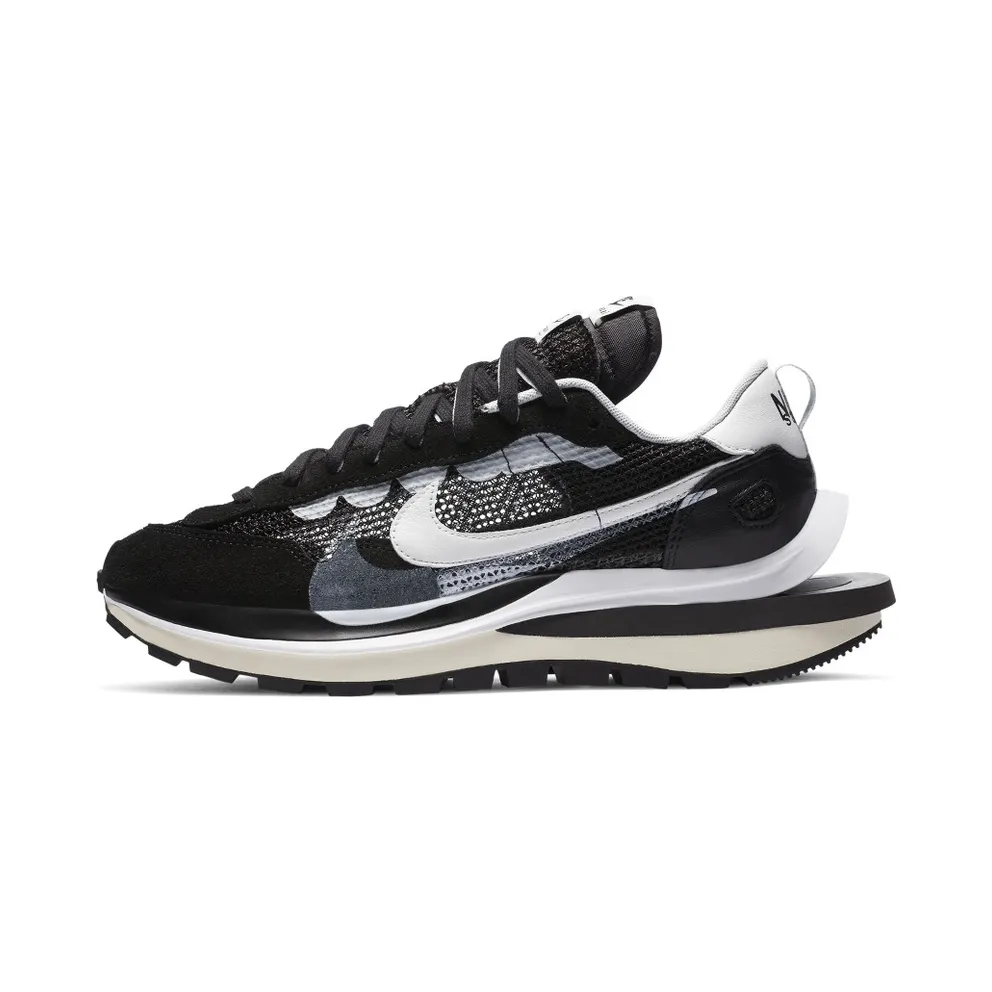 Nike Vaporwaffle sacai Black White Black/Summit White-Pure Platinum (CV1363-001)