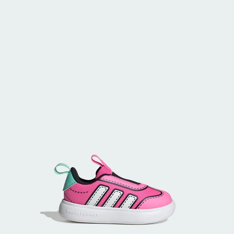 adidas Bubblecomfy Lucid Pink White Flash Aqua (JS0126)