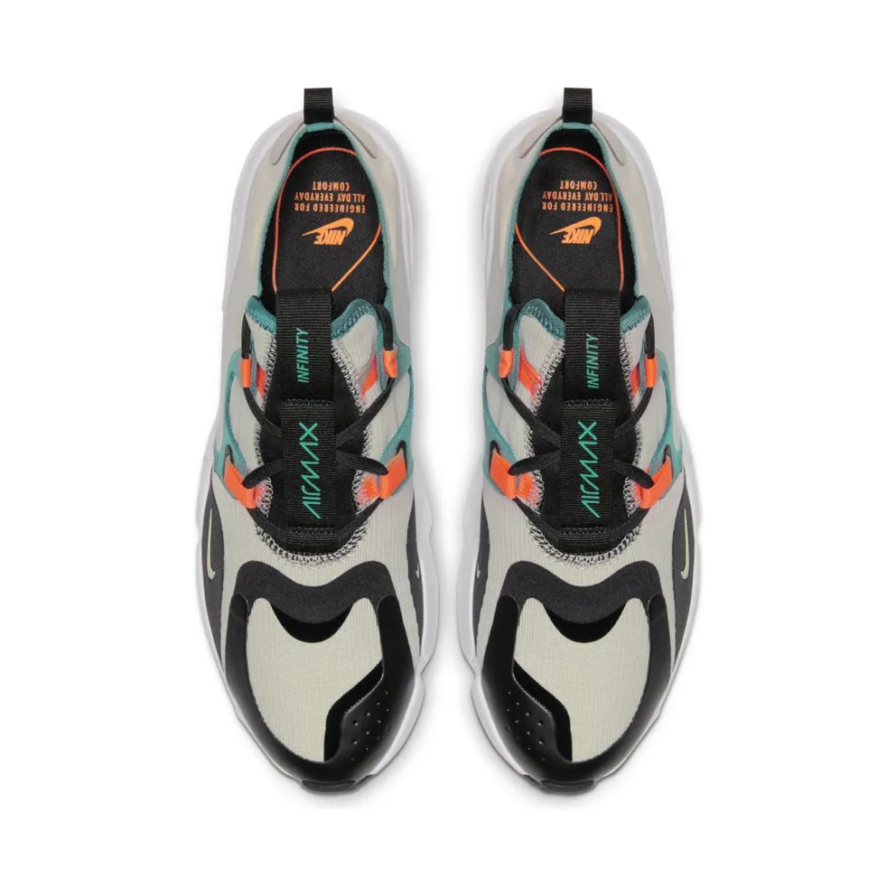 Nike Air Max Infinity Black Black/Mineral Teal-Total Orange-Desert Sand (BQ3999-002)