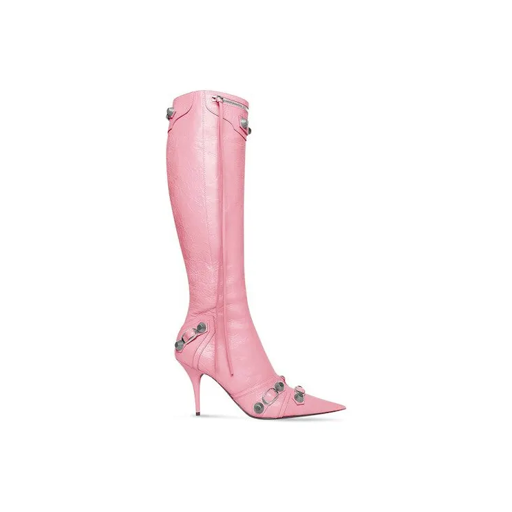 Balenciaga Cagole 90mm Boot Pink (694395WAD4E5081)