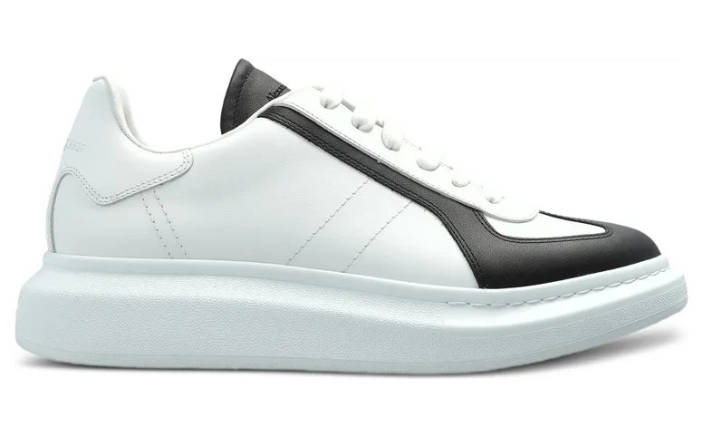 Alexander Mcqueen Oversized Lace-up Low-top “White/Black” (807882 WIAIK 9061)