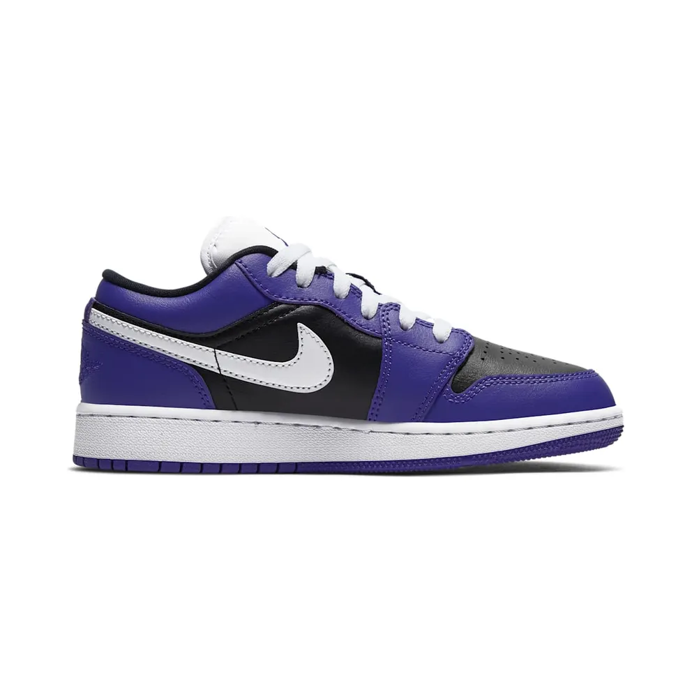 Jordan 1 Low Court Purple Black (GS) Court Purple/Black-White (553560-501)