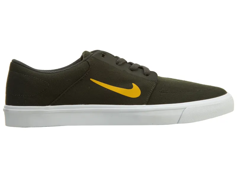 Nike Sb Portmore Cnvs Sequoia University Gold-Black-White