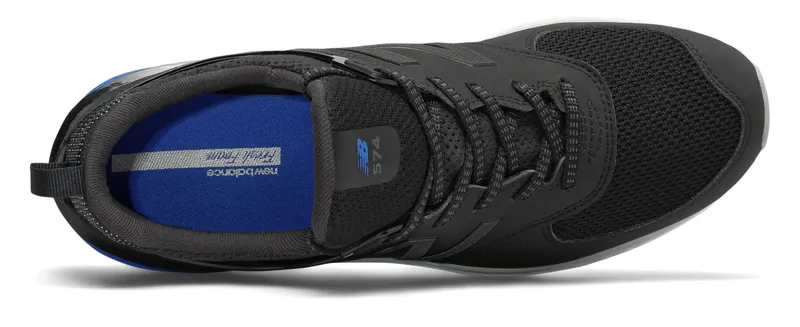 New Balance 574 Black/White-Blue Black/White-Blue (MS574SCS)